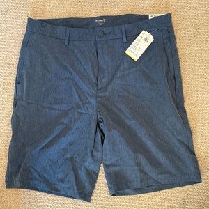 Old Navy Men's Dark Blue Flat Front Shorts